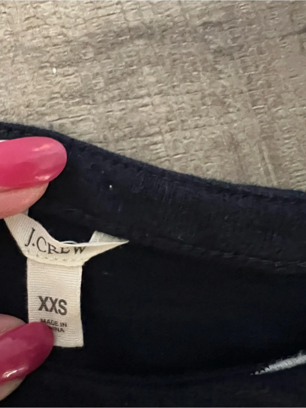 J. Crew Navy & white stripes dress with anchor Detail 100% cotton sz XXS likenew